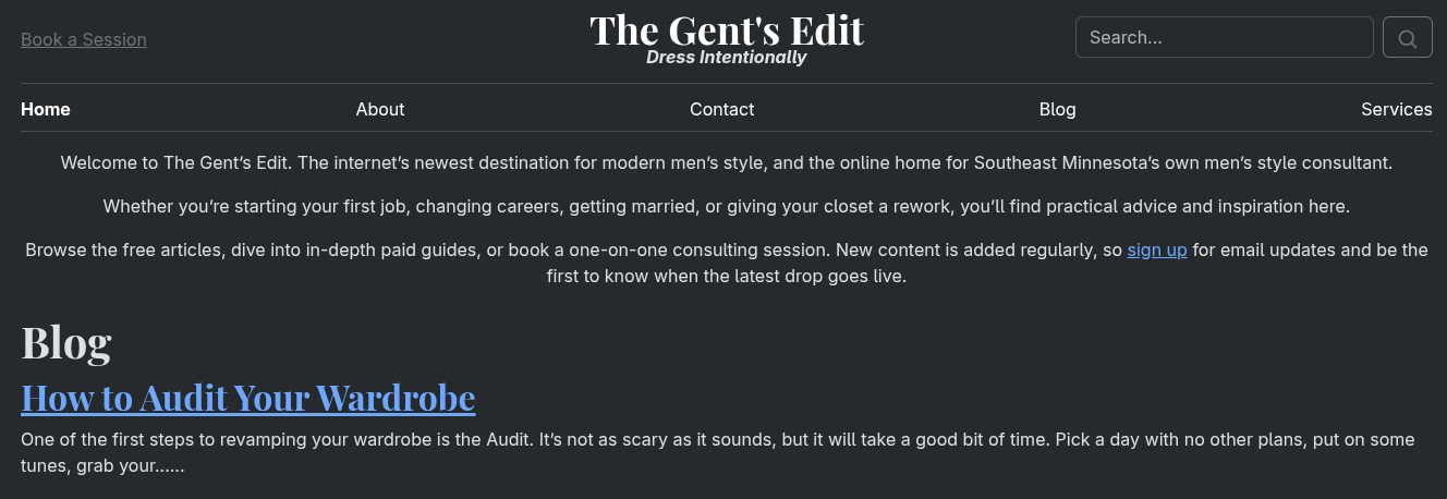 The Gent's Edit
